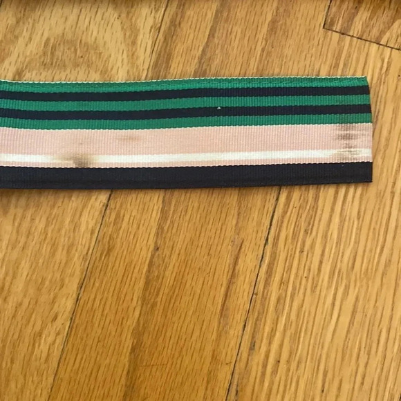 Ralph Lauren leather and nylon belt 45.5” long (not including buckle minor scuff - Picture 5 of 6